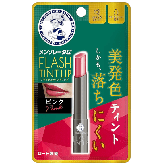 Bálsamo labial Hada Labo Mentholatum Flash Tint SPF26 PA+++ - Rosa