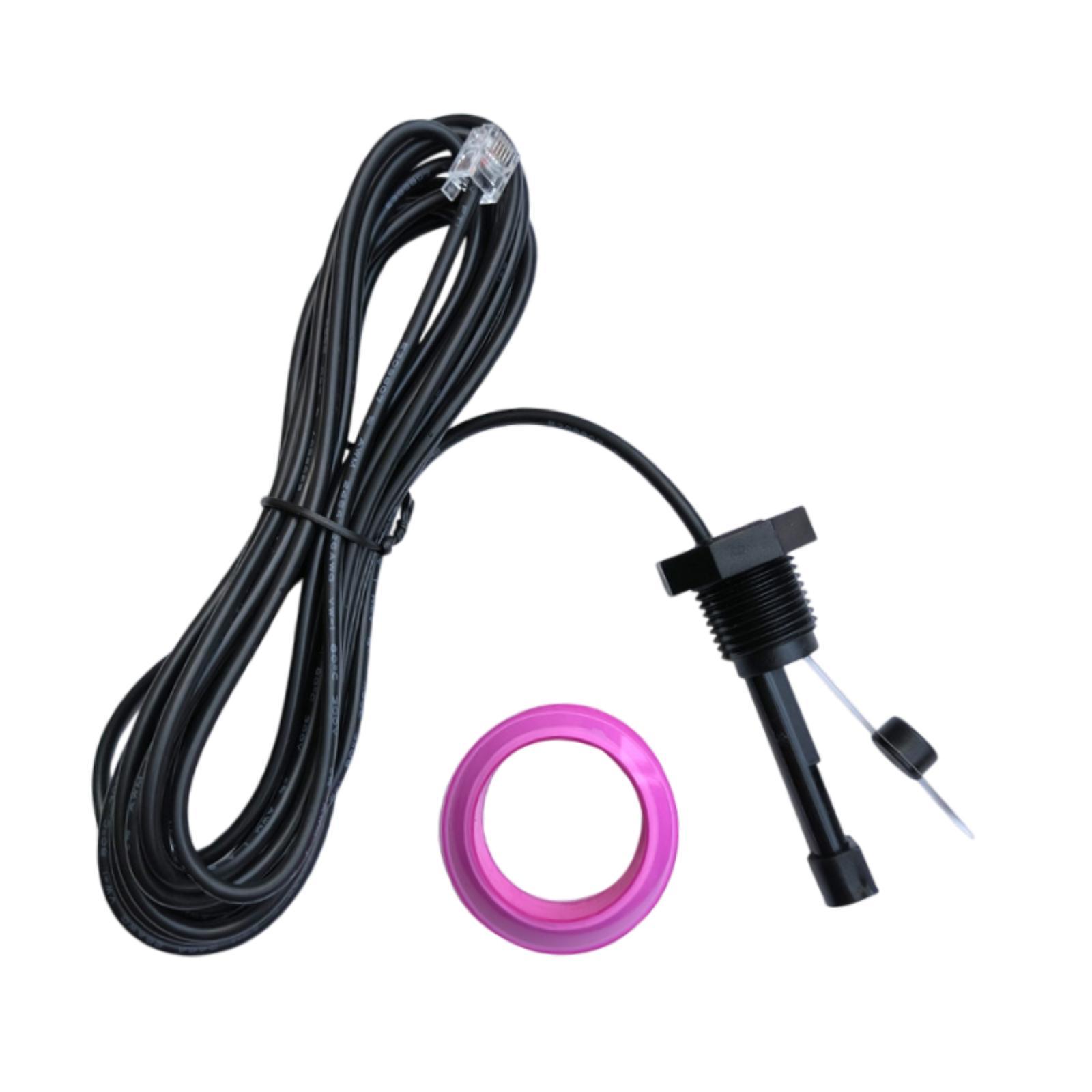 Magideal - Interruptor De Flujo Con Cable, Sensores De Flujo De Piscina, Interruptor De Flujo De Agua Estable Portátil Para Sistemas De Sal, Se Acerca A Los Acce Rosa