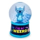 thumbnail image 1 of Bola de nieve plateada con diseño de búfalo Disney Lilo & Stitch, 15 cm, iluminada, 1 of 6