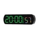 thumbnail image 4 of Reloj De Mesa Pantalla LED Reloj De Pared Digital Para Decoración De Sala De Estudio Junto A La Cama Negro Y Verde, 4 of 5