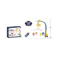 Genérico - Móvil De Cuna Musical Sonajero Bebé Proyector Luz - Control