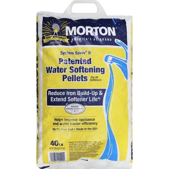 Pellets ablandadores de agua Morton System Saver II 18,1 kg