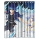 thumbnail image 1 of Cortina de ducha con diseño de espada Shido de Date a Live, con ganchos, 60 x 72 pulgadas, 1 of 3