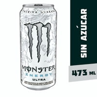 Bebida Energética Ultra Sin Azúcar Lata 473 Ml Monster