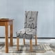 thumbnail image 3 of Cubre Sillas Elastica Con Diseño Gris Elegante 6 Pieza Rouss, 3 of 3