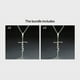 thumbnail image 1 of 1pc Stainless Steel Christian Cross Necklace - A Perfect Gift for the Faithful!, 1 of 5