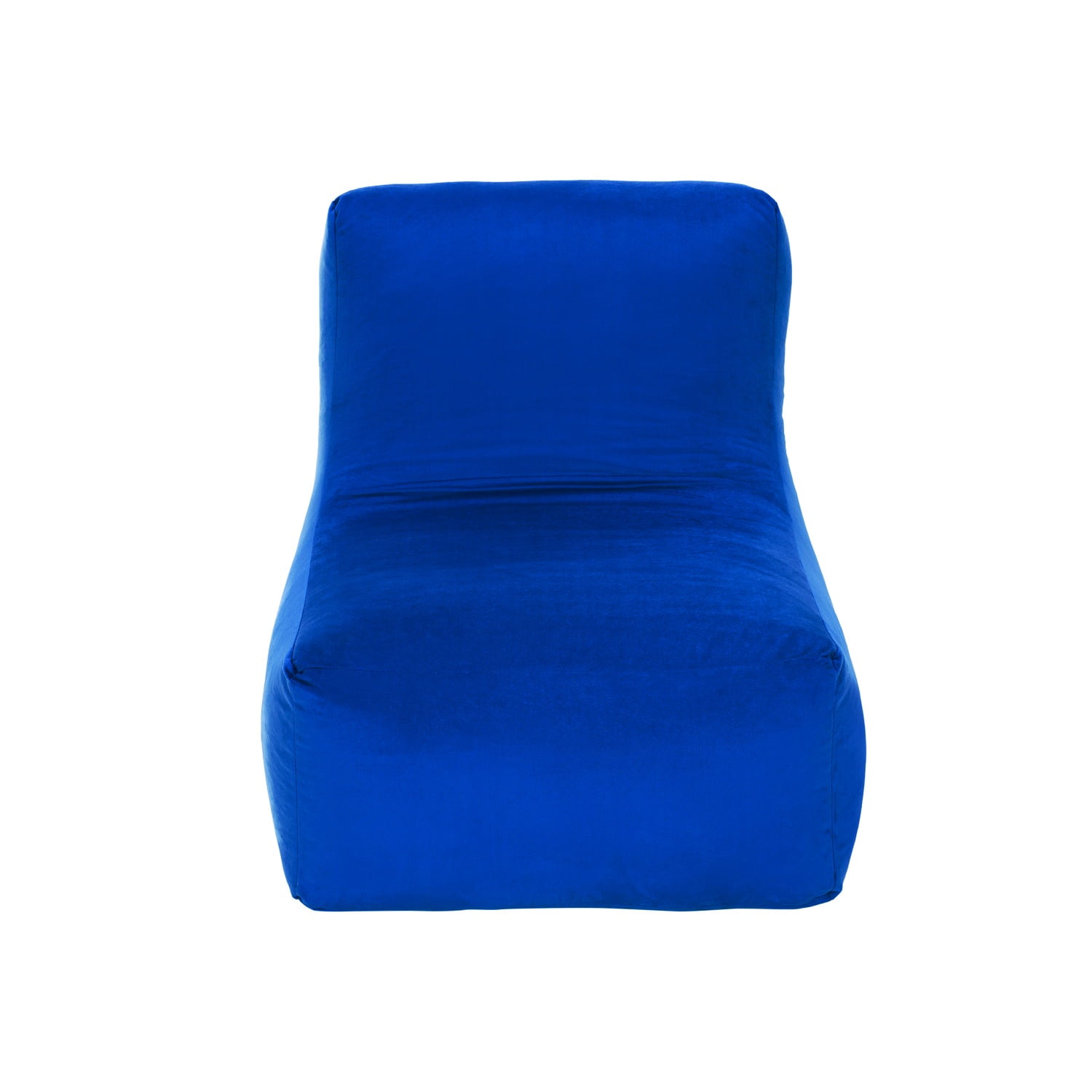 Bodevir - Pouf Tatto 1c Felpa Azul Rey