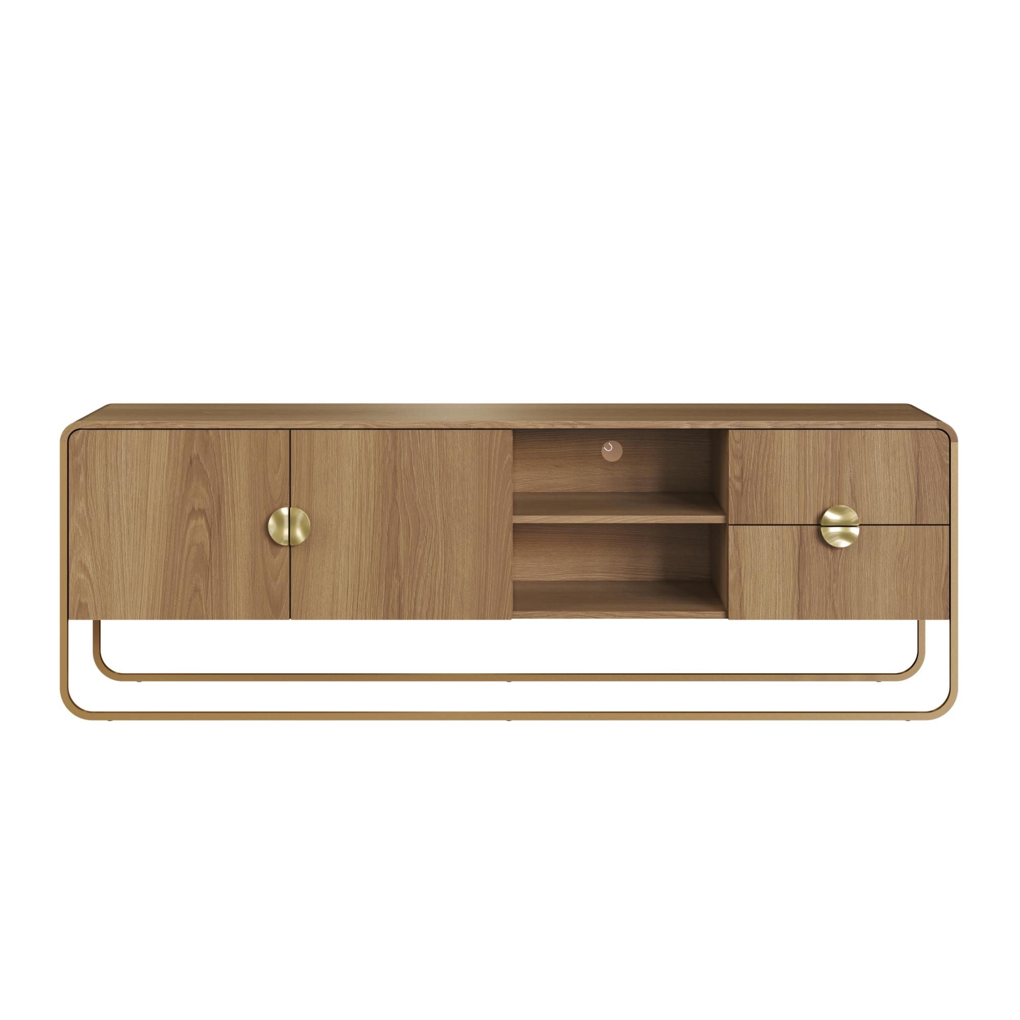 Decocasa - Rack 65"" 28076 Natural