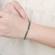 thumbnail image 3 of Pulseras de Tenis para Mujer, Espinela Verde Creada/circonia Cúbica/rubí Creado Pulsera de Plata Esterlina S925 para Esposa (Piedra Preciosa Corte Princesa 3 X 3 Mm 6-7.5 Pulgadas), 3 of 4