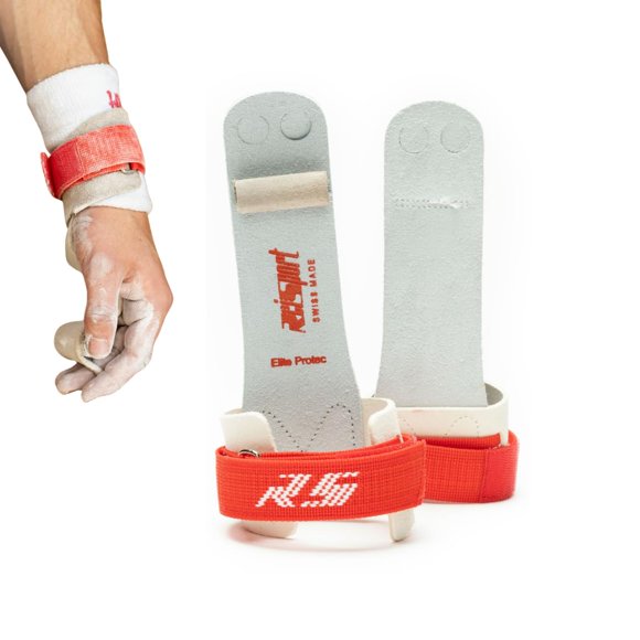 Agarres de Anilla Reisport Protec Elite con Velcro - Talla Media