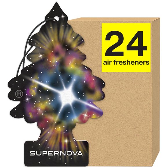 Ambientador LITTLE TREES Supernova para coche y hogar (24 veces)