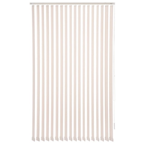 Bertex - Cortina Vertical Sunscreen Beige 230 Cm De Alto X Ancho A Elección Para Sala, Living, Oficina O Escritorio (200 Cm De Ancho X 230 Cm De Alto)