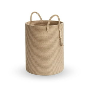 Santú Home & Deco - Cesta Tejida Cáñamo Beige