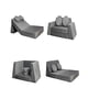 thumbnail image 1 of Sofá infantil modular (sofá cama) 5 piezas gris o., 1 of 8