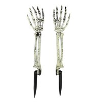 Magideal - Decoraciones De Halloween Esqueleto Brazo Estaca Accesorios De Terror Atmósfera Decorativa Multifuncional Decoración De Halloween Para Fiesta Patio De