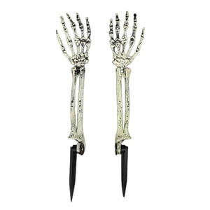 Magideal - Decoraciones De Halloween Esqueleto Brazo Estaca Accesorios De Terror Atmósfera Decorativa Multifuncional Decoración De Halloween Para Fiesta Patio De