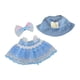 thumbnail image 3 of Vestido De Muñeca De 15 Cm Y 17 Cm, Bonito Accesorio Fotográfico, Atuendo De Muñeca De 15 Cm Y 17 Cm, Para Niñas Pequeñas, Color Azul, 3 of 3
