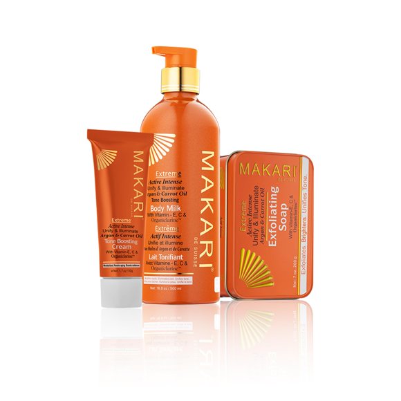 Set de Cuidado de la Piel MAKARI Argán y Aceite de Zanahoria – 3 Piezas