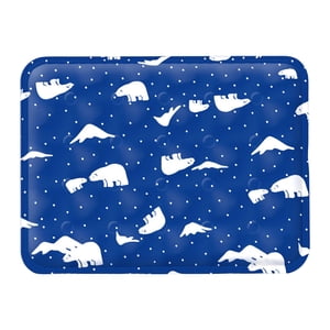 Ioensy - Almohadilla Para Dormir, Alfombrilla Para Gatos, Alfombrilla Impermeable Para Perros, Alfombrilla De Refrigeración Para Coche, Sofá Al Aire Libre, 60Cm X 90Cm, Azul Oscuro