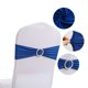 thumbnail image 1 of Xiao Hua Funda Azul para Respaldo de Silla, Juego de 10 Piezas, 13.78 x 5.12 Pulgadas, Diseño de Moño Preatado con Hebilla de Plástico Duradera, Agregando Decoración a Banquetes de Boda y Eventos, 1 of 5