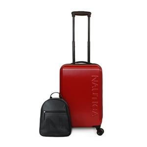 Nautica - Pack Maleta Cabina S (10 Kg) Victory Rojo + Mochila Malik Negro