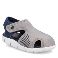 Sandalia Niño Bubblegummers Bentley Gris-Azul
