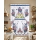 thumbnail image 4 of Set 3 Piezas Cortina Para Cocina Con Diseño Color Blanco Con Detalles En Azul, 4 of 4