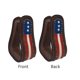 thumbnail image 2 of Estribos Tahoe Tack Adultos 13 cm de Cuero con Bandera Americana, 2 of 7
