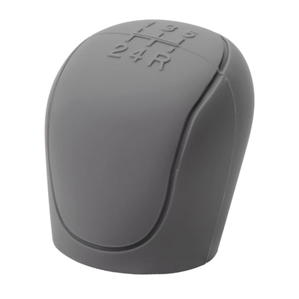 Gear Knob Accessories Protector Direct Reemplaza Durable Automotive Decor Grip Handle Case antideslizante suave para automóviles , GRIS