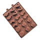 thumbnail image 1 of 2 Moldes De Chocolate Moldes Silicona Chocolate Navidad Medi Marrón, 1 of 10