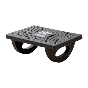 Magideal - Reposapiés Debajo Del Escritorio, Reposapiés, Soporte Portátil Para Pies, Taburete De Escritorio Para Trabajo De Juegos, Computadora De Oficina, Acces Negro