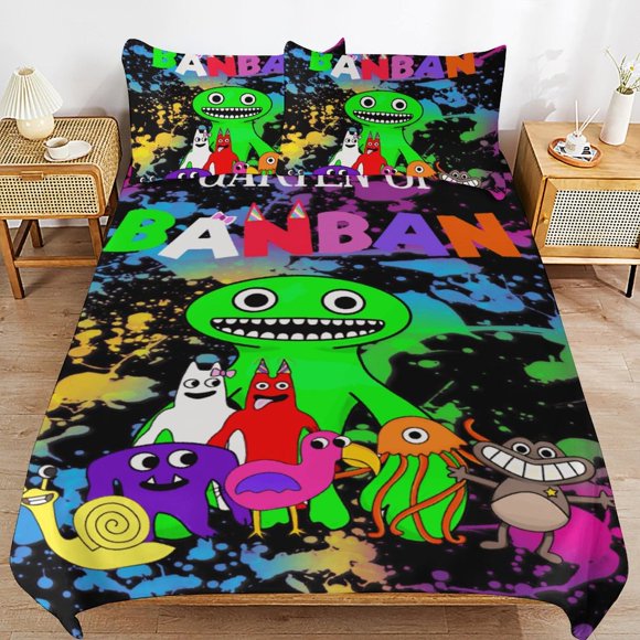 Garden Of Banban Bedding Set Duvet Cover Comfortable and Lightweight Cartoon Bedding 3 Piece Bed Set