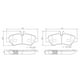 thumbnail image 2 of Pastillas Freno para auto Mercedes Benz Sprinter 2006-2018 Trasero, 2 of 4