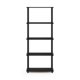 thumbnail image 4 of Estanterías de Almacenamiento Furinno TURN-N-TUBE de 5 Niveles Espresso, 4 of 5