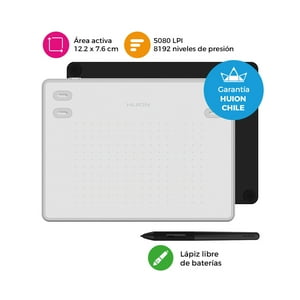Huion - Tableta Gráfica Digitalizadora Inpiroy Rte-100 White