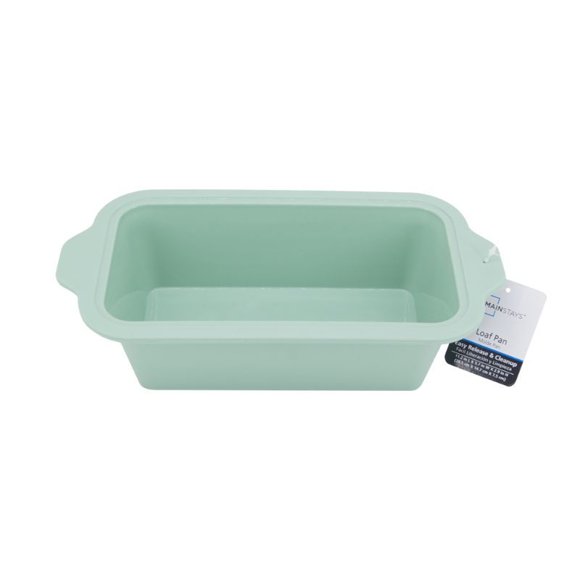 Molde De Pan Rectangular Silicona 1 Pieza Verde