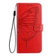 thumbnail image 2 of Funda cartera mariposa para iPhone 17 Air con soporte y ranuras para tarjetas Rojo, 2 of 5