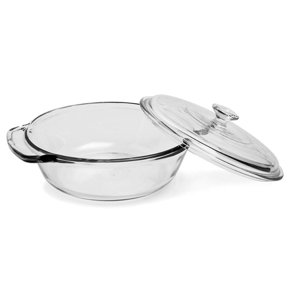 Cuisinart - Cacerola Anchor Hocking Glass De 2 Litros Con Tapa De Vidrio