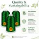 thumbnail image 4 of Hilo Simthread – Pack de 3 Carretes Grandes Verde de Poliéster para Bordado, 4 of 7
