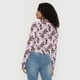 thumbnail image 2 of Polera Mujer Manga Larga Amarra Cuello Palo Rosa Corona, 2 of 5