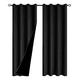thumbnail image 1 of 2 Paños Cortinas Belug Engomada Tela Fresca Negra 220x132 cm, 1 of 5