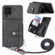 thumbnail image 1 of Funda Tipo Cartera con Correa Cruzada para Samsung Galaxy A12 5G Protección Contra Golpes Negro, 1 of 5