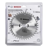 Bosch - Disco Sierra Circular Ecoline 184 X 20 X 4 Mm De Espesor, 40 Dientes