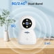 thumbnail image 4 of Cámara de seguridad Hiseeu 5MP 2.4G/5G Baby Monitor PTZ 360°, 4 of 6