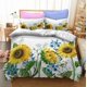 thumbnail image 1 of Sunflower Flowers Gift 0 BP0 Quilt Duvet Cover Set Bed Linen Doona Cover3-Piece Bedding Set, 1 of 5