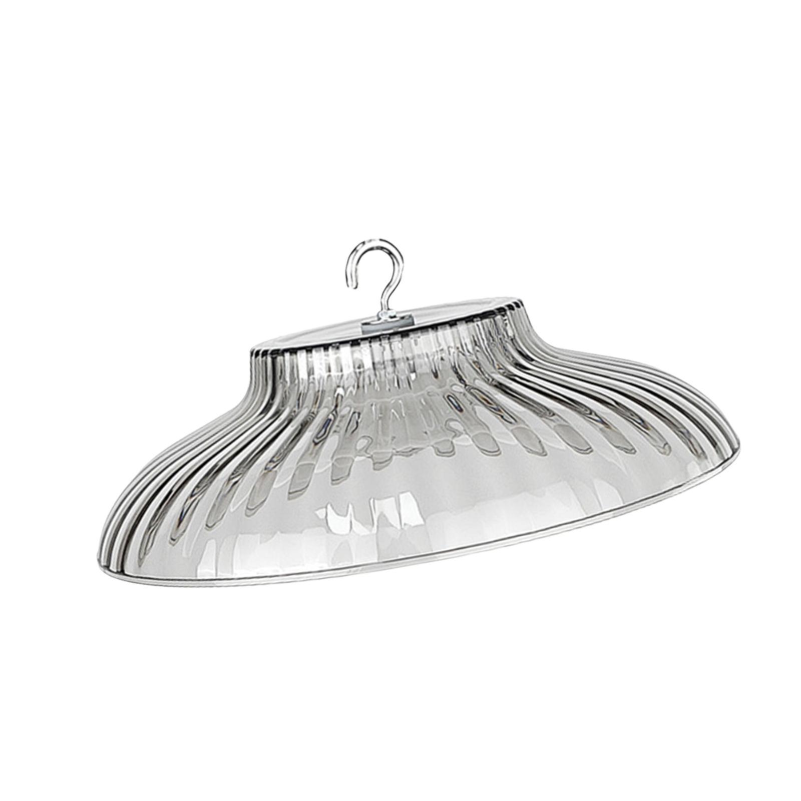 Magideal - Cubierta Protectora De Alimentación De Pájaros Deflector De Ardilla Pequeña Fácil De Limpiar Protección Protectora Para Jardín Jardín Colgante De Pája Transparente