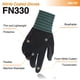 thumbnail image 2 of Guantes de trabajo DEX FIT Nitrile FN330, 3 pares, negros, talla M (8), 2 of 6
