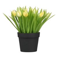 Genérico - Set De 2 Flores Artificiales Realista Decoración Jhn