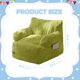 thumbnail image 2 of Puf MAXYOYO para niños de peluche, color verde, 2 of 8