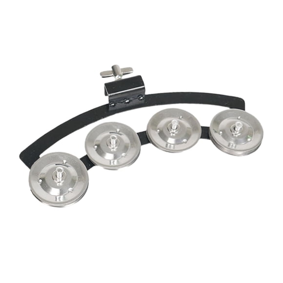 Platillo Hi Hat Pandereta Caja Montable Pandereta Para Conjunto KTV Concierto Argent